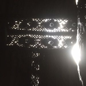 Nanette Lepore size 2 black cotton button down top